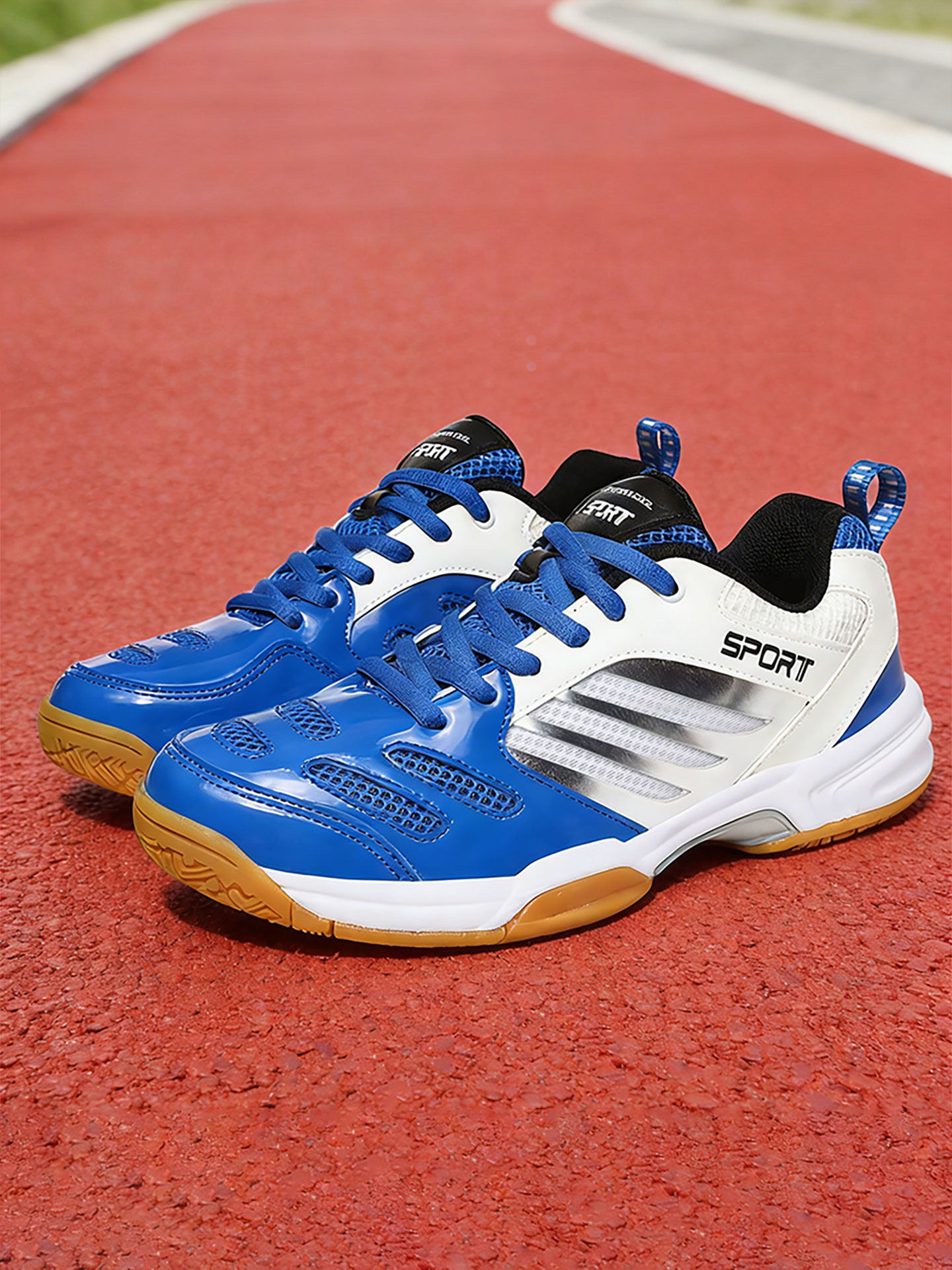 48大尺码运动鞋青少年轻盈减震专业羽毛球鞋夏季透气超软网球比赛鞋主图