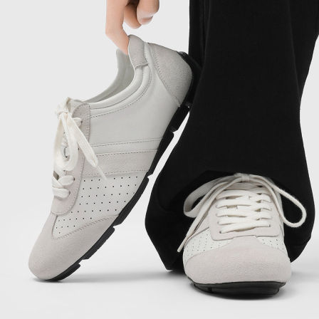 德训鞋男款翻毛复古平底极简风训练运动足球鞋户外休闲通勤阿甘鞋