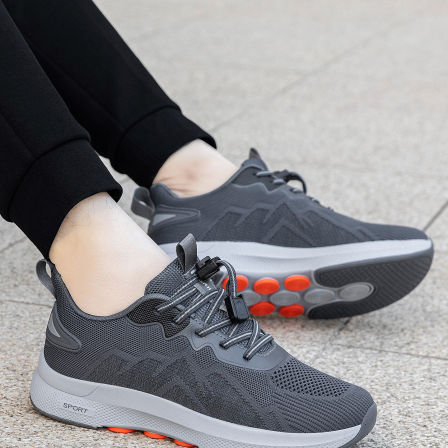 张凯丽老人鞋男防滑软底春季透气爸爸鞋中老年舒适健步妈妈运动鞋