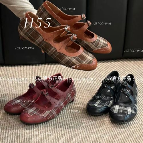 H55女鞋威尔士小镇2026早春新款时尚百搭小众玛丽珍70-3238【N】主图