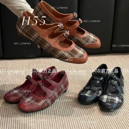 H55女鞋威尔士小镇2026早春新款时尚百搭小众玛丽珍70-3238【N】