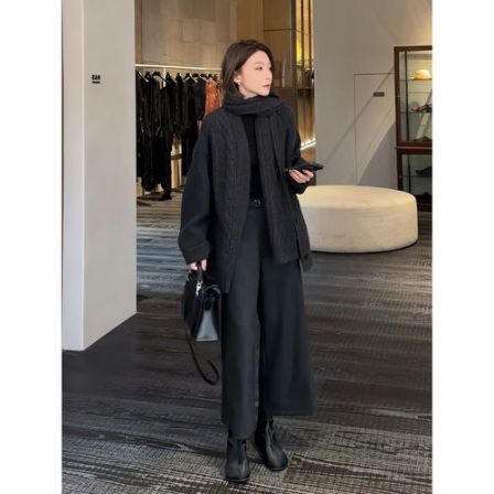 【老板周】秋冬新款 圆头袜靴显瘦百搭瘦瘦短靴