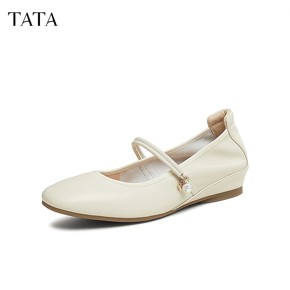 TATA他她春季新款仙女风浅口玛丽珍女鞋软底舒适芭蕾鞋子WZL05AQ5主图