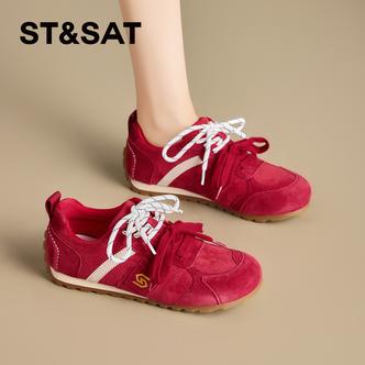 St&Sat/星期六复古休闲女鞋2025新款鞋子女ins潮牌百搭时尚德训鞋主图