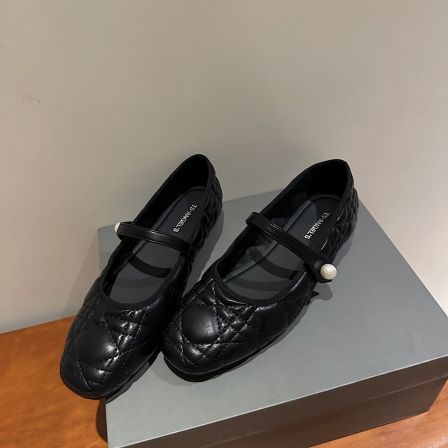 【张领领推荐】TS法式平底一字扣低帮日常休闲单鞋鞋女MTB67010-X