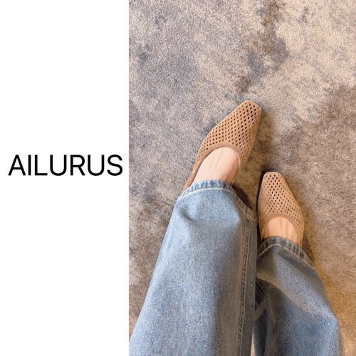 AILURUS【春色满庭】2026深圳欧货春夏老钱风镂空百搭鞋子主图