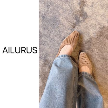 AILURUS【春色满庭】2026深圳欧货春夏老钱风镂空百搭鞋子