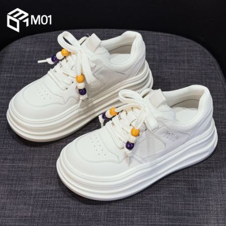 M01增高厚底小白鞋女2026新款春秋季时尚百搭爆款ins潮运动板鞋