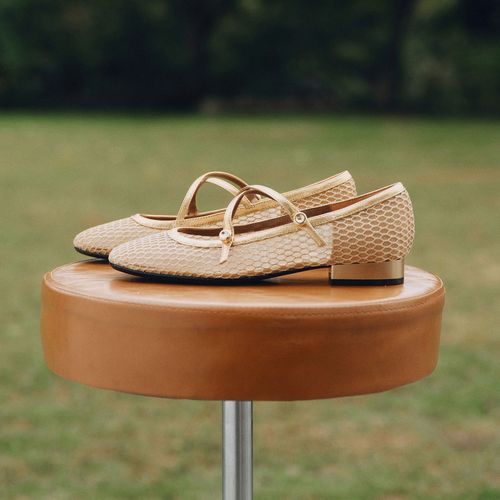 【商城】73hours女鞋一抹明亮2026春季法式高级玛丽珍鞋网面单鞋主图