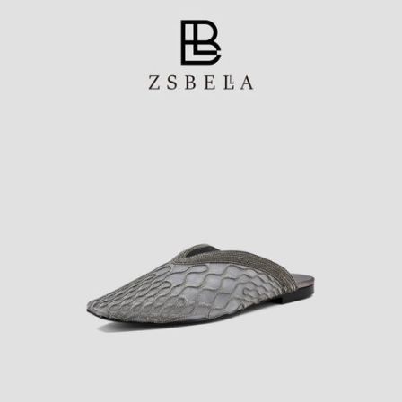 ZSBELLA2025新款女式包头拖ZS1076