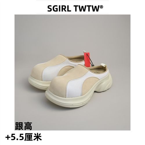 SGIRL 小众大头厚底勃肯拖鞋女2026新款轻便一脚蹬外穿懒人半拖潮主图