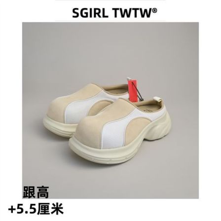 SGIRL 小众大头厚底勃肯拖鞋女2026新款轻便一脚蹬外穿懒人半拖潮