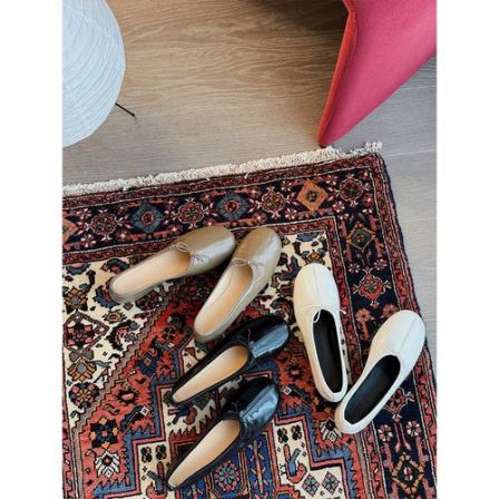 【唐悠悠】软油牛皮混种羊皮内里法式复古软底芭蕾舞鞋女春夏鞋子