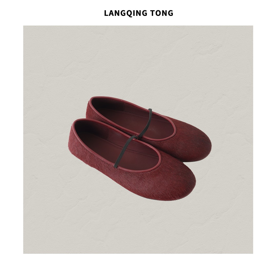 LANGQING 马毛羊皮鞋子43897#主图