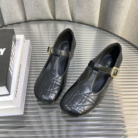 2026春季新款玛丽珍法式浅口圆头复古时尚低跟小单鞋女G1190