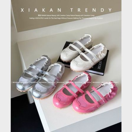 夏侃XIAKAN 内增高5cm时尚松紧玛丽珍鞋女早春休闲百搭德训鞋潮流