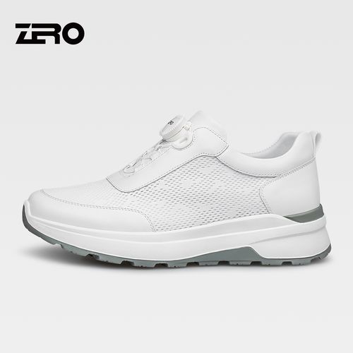 ZRO零度男士春减震休闲轻盈透气时尚休闲鞋白色网面时尚户外61170主图