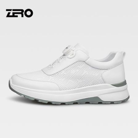 ZRO零度男士春减震休闲轻盈透气时尚休闲鞋白色网面时尚户外61170