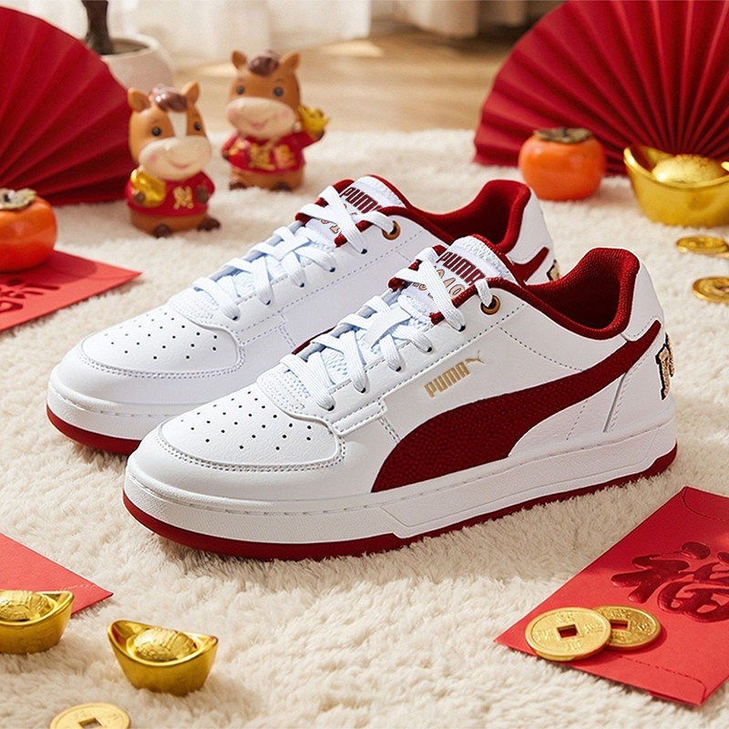 【春夏穿搭】PUMA彪马情侣板鞋男女鞋2026新款红色休闲鞋子395082主图
