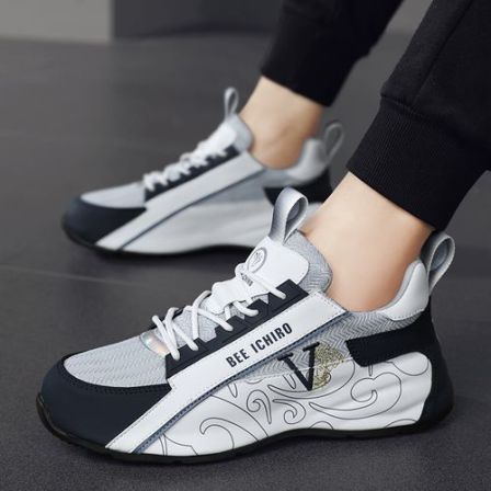 轻奢透气运动休闲鞋包底网布老爹鞋百搭板鞋男韩版学生情侣鞋子