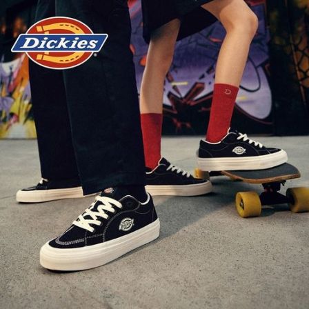 Dickies低帮经典舒适板鞋帆布复古潮鞋百搭休闲鞋时尚潮流情侣款