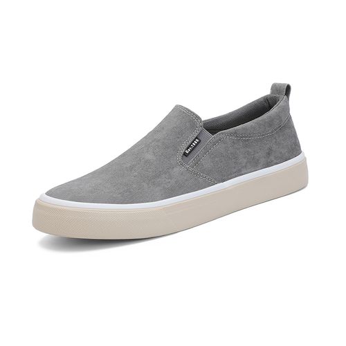 SB26138男鞋春夏季新款软底潮流百搭休闲一脚蹬帆布鞋男士懒人鞋主图