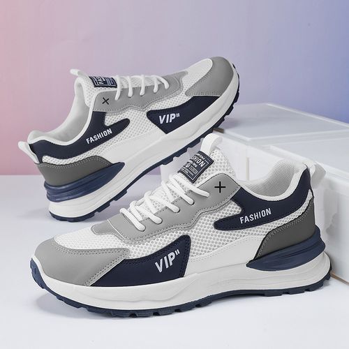 夏季男鞋新款透气网面鞋子男潮流百搭厚底运动鞋休闲跑步老爹鞋男主图