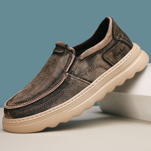 2026新款男鞋透气防臭水洗帆布鞋舒适软底时尚潮流百搭一脚蹬男鞋主图