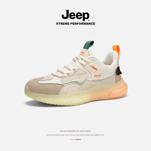 JEEP/吉普男士春秋防滑耐磨透气休闲运动时尚百搭老爹鞋潮流主图