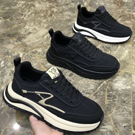 2026春季新款男士网面透气运动鞋软底防滑休闲鞋爸爸鞋健步鞋