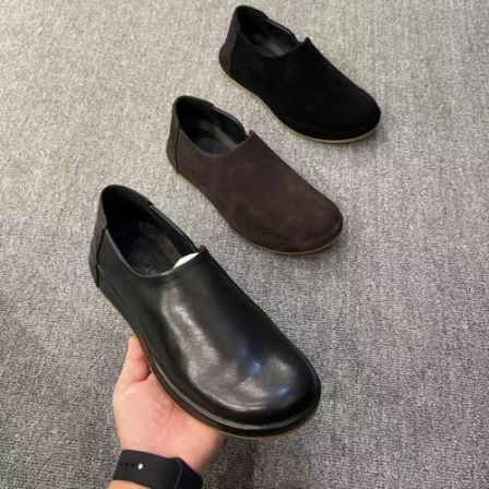 新款高端全皮面休闲百搭时尚潮品男鞋