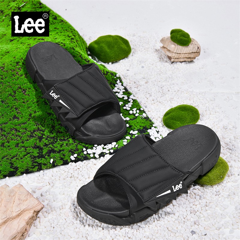 Lee男士夏季沙滩凉拖2026新款户外防臭外穿软底拖鞋防滑一字拖男主图