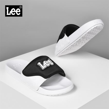 Lee男士踩屎感经典潮流夏季休闲运动外穿百搭软底一字沙滩拖鞋