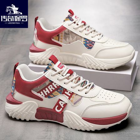 男鞋2026新款春季阿甘休闲运动鞋男士小白鞋厚底老爹潮鞋