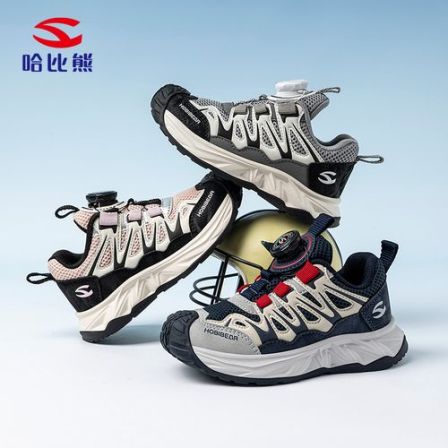 【新东方】哈比熊春季网面拼接儿童运动鞋EK61151121【27-38码】