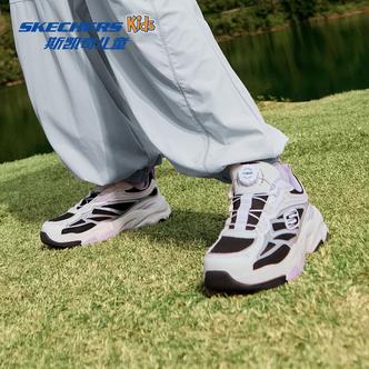 Skechers斯凯奇儿童旋钮运动鞋春季新款大童防滑老爹鞋时尚女童鞋主图