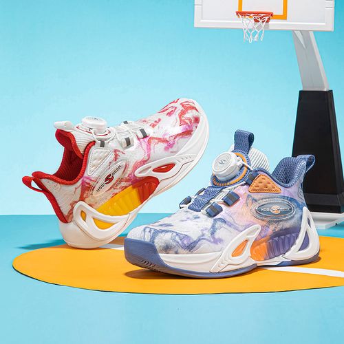 哈比熊春季新款男童儿童篮球鞋6-12岁轻便休闲AS8169主图