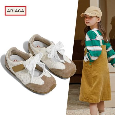 ARIACA艾芮苏女童运动鞋2026春季新款网面透气软底儿童户外休闲鞋
