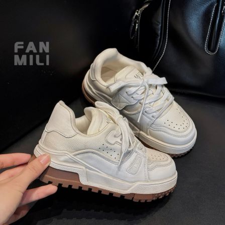 男童鞋子2026新款小白鞋春秋款男孩透气板鞋中大童休闲运动鞋