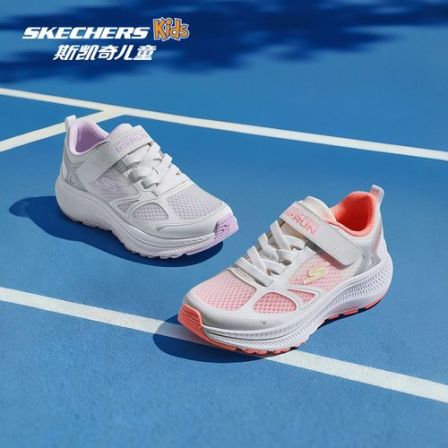 斯凯奇童鞋网面透气缓震跑步鞋儿童休闲运动鞋319095L&405365L DB