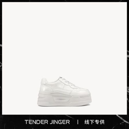 Tender Jinger｜2026春季新款牛皮厚底增高板鞋休闲鞋ZS1342
