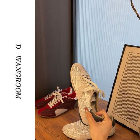 丁小晗【吉拉德训】爆闪银麂皮拼接丨小羊皮底德训鞋（爆走不累）