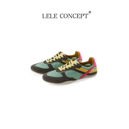 LELE CONCEPT丨休闲减龄设计感拼色休闲鞋UX26A0114W