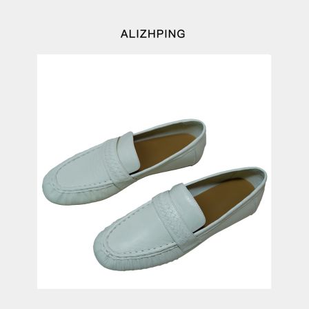 【ALIZHPING】复古英伦风女士平底乐福鞋春季新款P530
