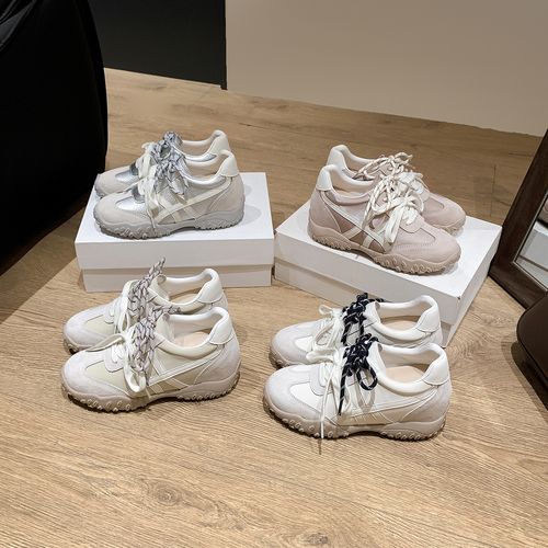 网红爆款厚底增高德训鞋女2026春夏季新款百搭潮流运动鞋阿甘鞋主图