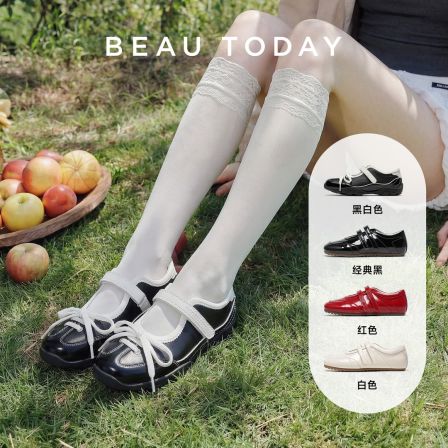 【小熊粉丝专享】BeauToday失序芭蕾圆舞曲玛丽珍|黑天鹅芭蕾德训鞋