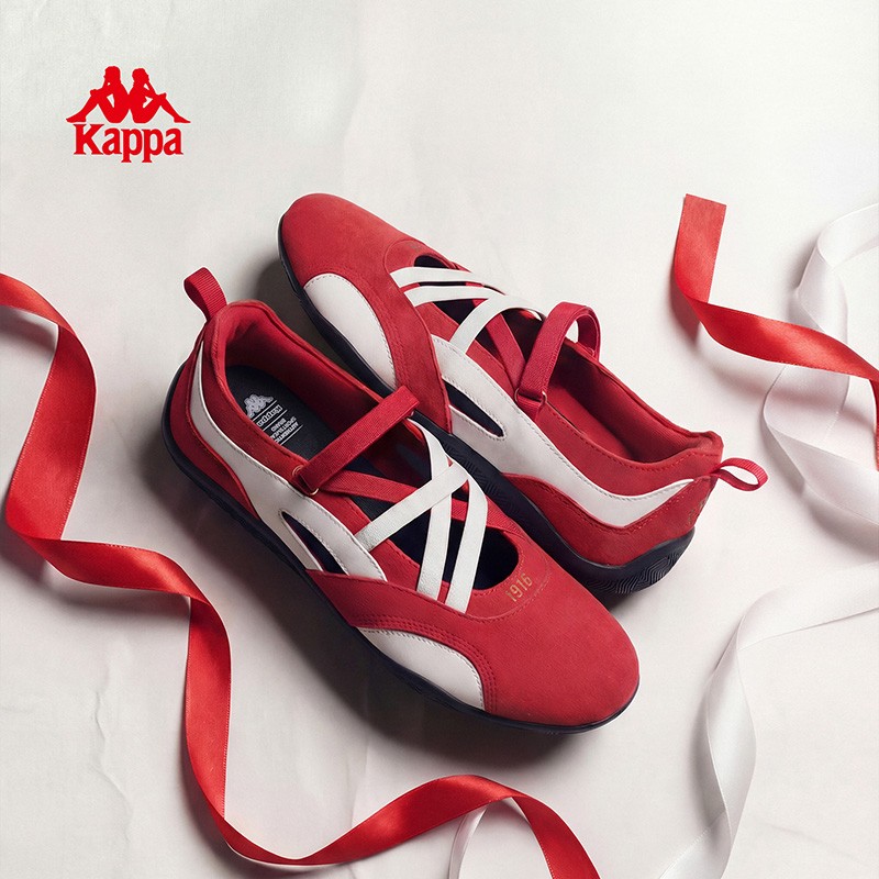 Kappa/卡帕芭蕾风时尚休闲女鞋背靠背春季薄底运动芭蕾风31CA主图