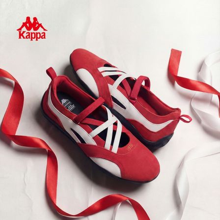 Kappa/卡帕芭蕾风时尚休闲女鞋背靠背春季薄底运动芭蕾风31CA