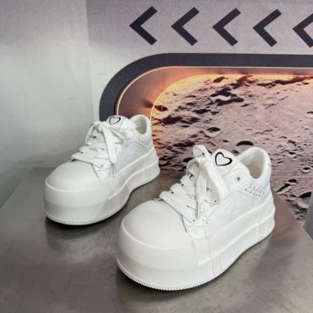 5033-6新款2026圆头系带韩版简约休闲板鞋潮流百搭ins