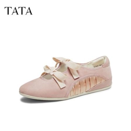 TATA/他她2026春商场同款浅口女休闲百搭玛丽珍鞋新款YZR01AQ6